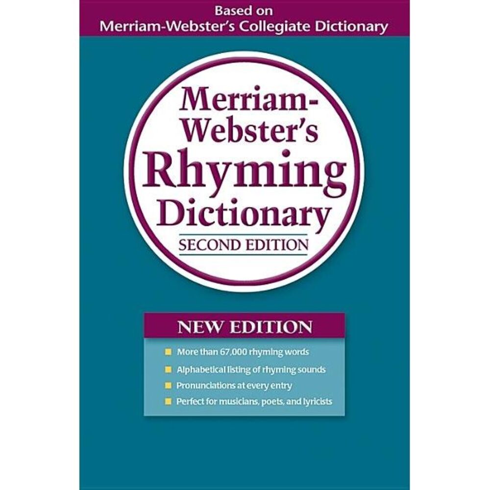 Merriam-Webster's Rhyming Dictionary -- Merriam-Webster